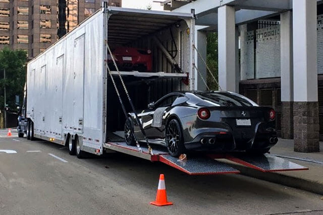 Open-air carrier transport with multiple vehicles